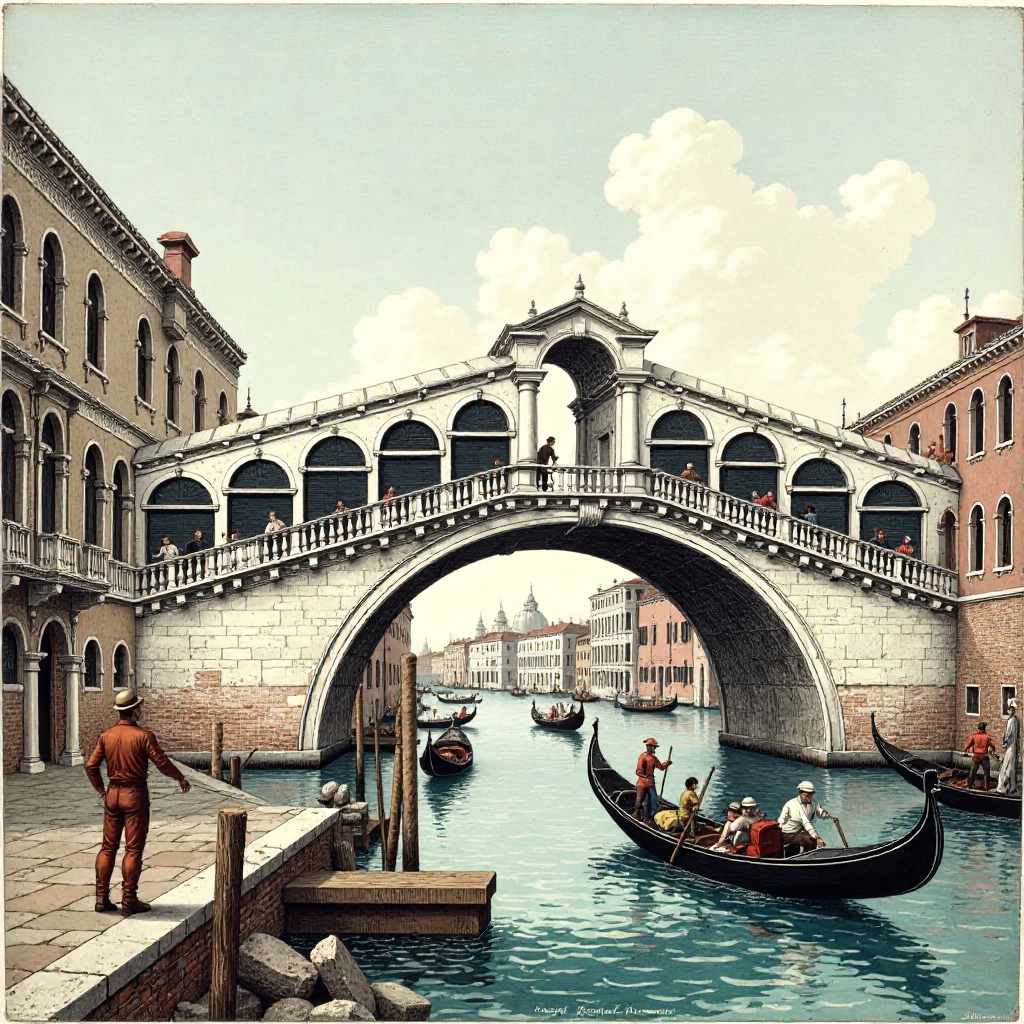 Il Ponte di Rialto: cuore pulsante del commercio veneziano attraverso i secoli
